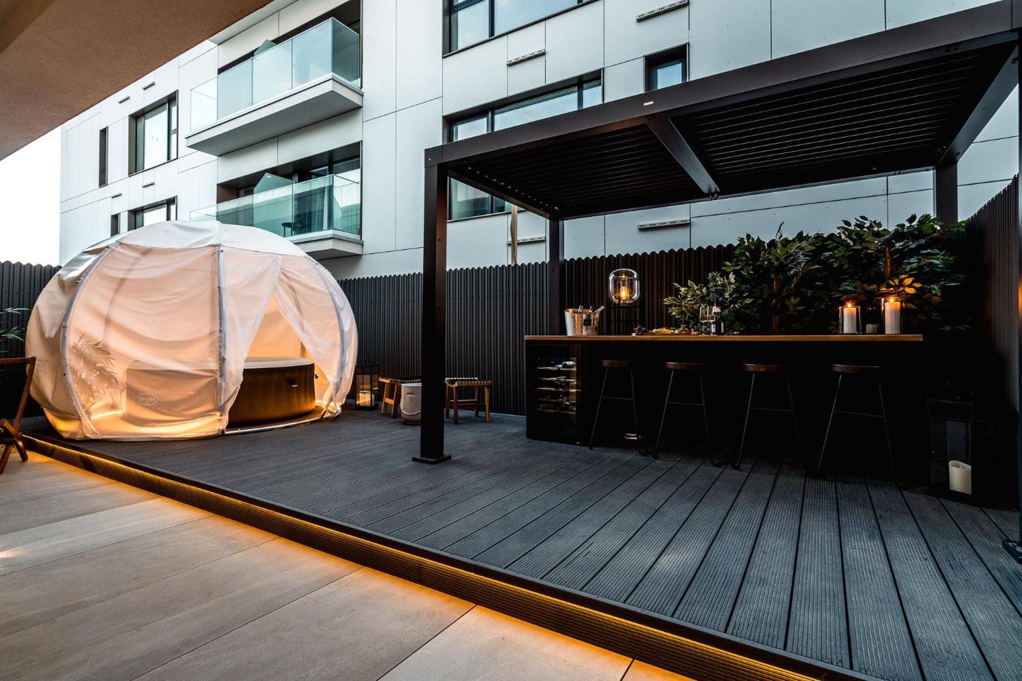Downtown Scandinavian Igloo With Jacuzzi&garden דירה *
